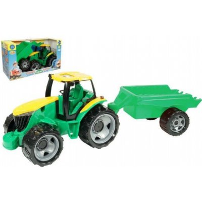 Teddies 48487 Traktor plast bez lžíce a bagru s vozíkem – Zbozi.Blesk.cz