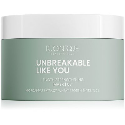 ICONIQUE Professional Unbreakable Like You Length Strengthening maska pro posílení délek vlasů 200 ml – Zboží Mobilmania