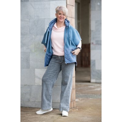 Džíny do gumy PALFI grey F578-21 Šedá – Sleviste.cz