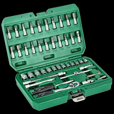 Sada nástrčných klíčů 1/4”, 48-dílná sada, ráčna 90T, STALCO – Zbozi.Blesk.cz