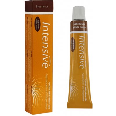 Biosmetics Barva na řasy a obočí Intensive Middle brown 20 ml – Zboží Dáma