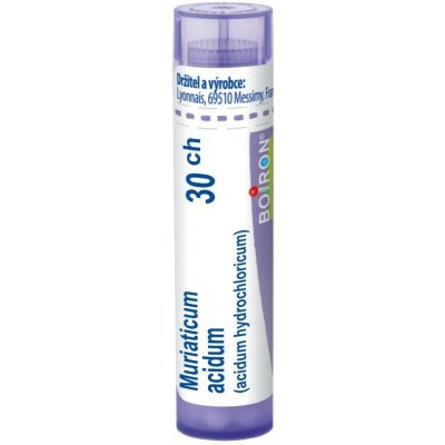 MURIATICUM ACIDUM POR 30CH GRA 4G – Hledejceny.cz