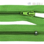 Zip spirálový 3mm nedělitelný 18 cm zelený – Zboží Mobilmania