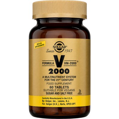 Solgar Formula VM-2000, Multivitamín & Multiminerál, 60 tablet – Hledejceny.cz