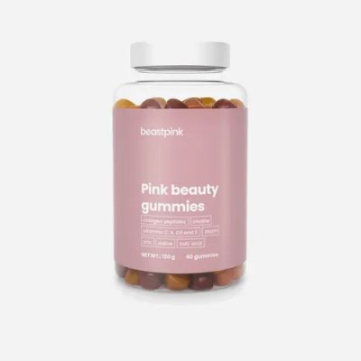 BeastPink Beauty Gummies starfruit papaya cherry 6 x 60 tablet – Hledejceny.cz