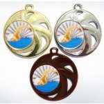 VIZINGR Plavání medaile DI4503-K008 DI4503-K008 zlato – Zboží Dáma