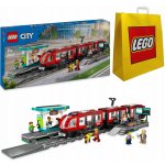 LEGO® City 60423 Tramvaj a zastávka v centru města – Zboží Živě
