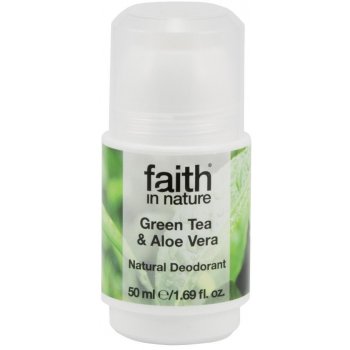 Faith in Nature kuličkový deo-krystal BIO Green Tea 50 ml