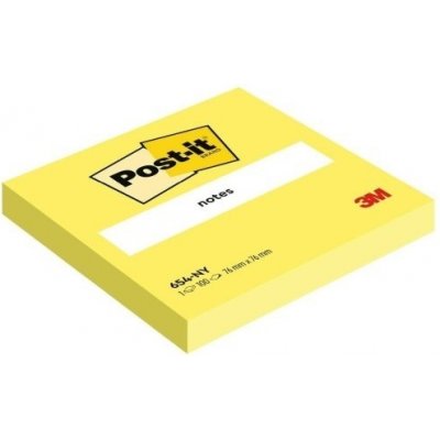Bloček Post-it 654NY, žlutý (100 lístků) – Hledejceny.cz