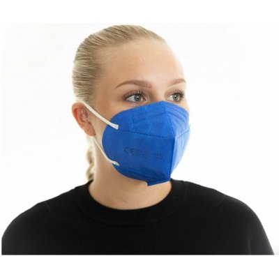 Tex-Tech Respirátor FFP2 Premium modrý – Zbozi.Blesk.cz