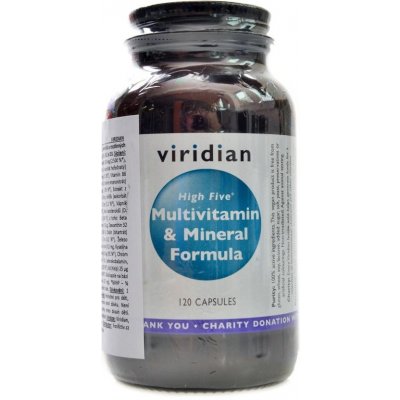 Viridian nutrition High Five Multivitamin and Mineral 120cps
