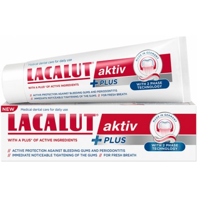 Lacalut Aktiv Plus 75 ml – Zboží Mobilmania