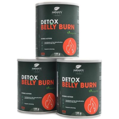 Nature's Finest Detox belly burn 3 x 125 g – Hledejceny.cz