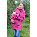 Jožánek softshellová těhotenská a nosící bunda Pavla 2 fuchsiově růžová