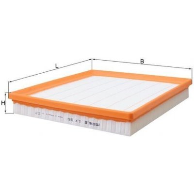 Vzduchový filtr KNECHT LX 981 – Sleviste.cz