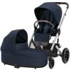 Kočárek CYBEX Balios S Lux + Cot S Lux 2024 Ocean Blue Silver Frame