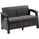 Allibert Corfu Love Seat antracit