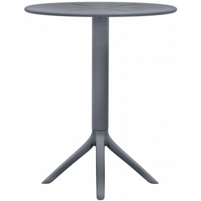 Design-Shop Kulatý stůl Lacota 60 cm antracitová – Hledejceny.cz