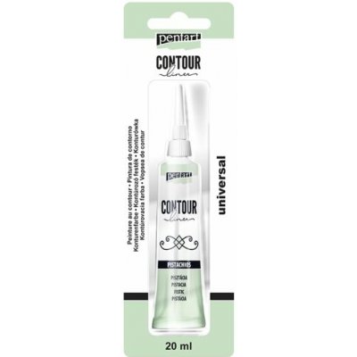 Pentart Konturovací liner perleťový 20 ml PISTÁCIE – Zboží Dáma