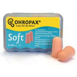 Ohropax ucpávky do uší Soft 10 ks