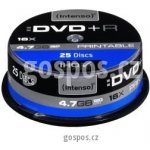 Intenso DVD+R 4,7GB 16x, printable, cakebox, 25ks (4811154) – Zboží Živě