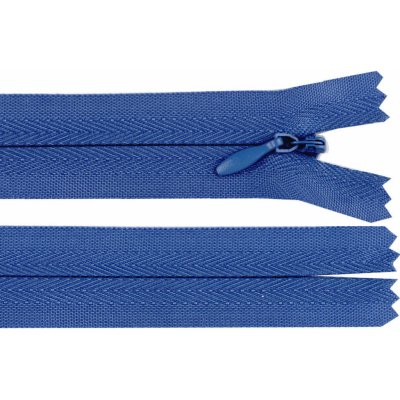 Prima-obchod Spirálový zip skrytý No 3 délka 60 cm, barva 220 modrá jeans tmavá – Hledejceny.cz