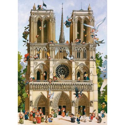 HEYE Cartoon Classics: Ať žije Notre Dame 1000 dílků