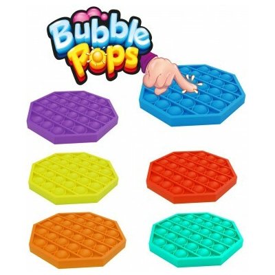 Teddies Bubble pops Praskající bubliny silikon antistresová hra oranžová 12,5x12,5cm – Zbozi.Blesk.cz