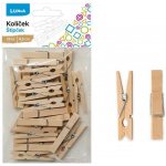Kolíček LUMA 4,5 cm natur - 25 ks – Sleviste.cz