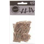 Kinekus Genex. Kolíčky na prádlo 50 ks 2,5 cm dřevěné KIN64308499 – Sleviste.cz