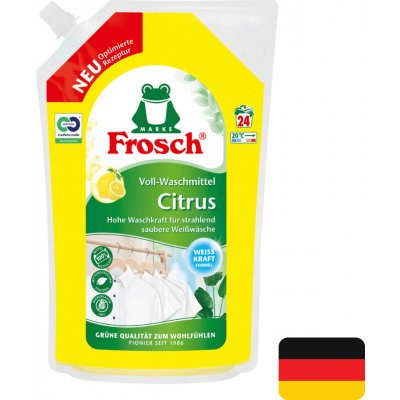 Frosch gel 24 pracích dávek Citrus na bílé prádlo 1,8 l – Zboží Dáma Frosch gel 24 pracích dávek Citrus na bílé prádlo 1,8 l – Zboží Dáma