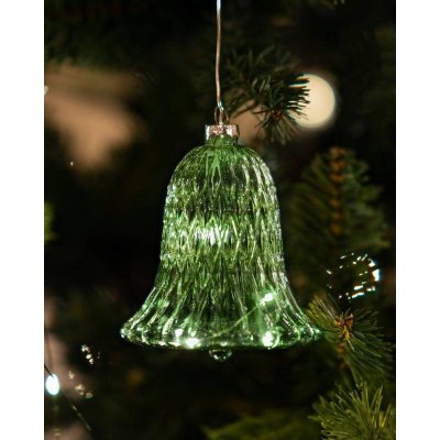 SIRIUS LED skleněný zvonek zelený 9 cm – Hledejceny.cz