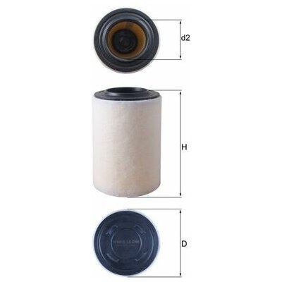 KNECHT Vzduchový filtr LX3286 – Hledejceny.cz