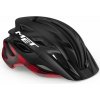 Cyklistická helma MET Veleno černá červená matná/lesklá 2021