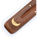 Yogi & Yogini Naturals Dřevěný podstavec na vonné tyčinky Měsíc – Hledejceny.cz