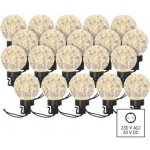 EMOS lED světelný řetěz 20x párty žárovky 7,6 m venkovní i vnitřní teplá bílá DCPW07 – Zboží Dáma