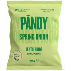 PÄNDY Čočkové chipsy Spring Onion 50 g