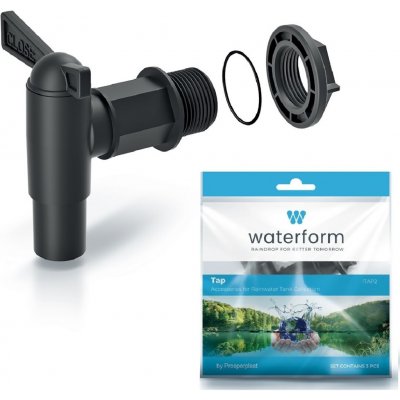 Waterform kohoutek k sudu na dešťovou vodu CANTAP 2, černý – Zboží Dáma