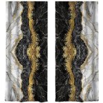 Mila Home Marble závěs zlatá/černá – Hledejceny.cz