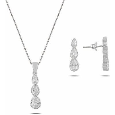 Lunica Set stříbrných šperků ČIRÝ PRAMÍNEK 0914 – Zboží Dáma Lunica Set stříbrných šperků ČIRÝ PRAMÍNEK 0914 – Zboží Dáma