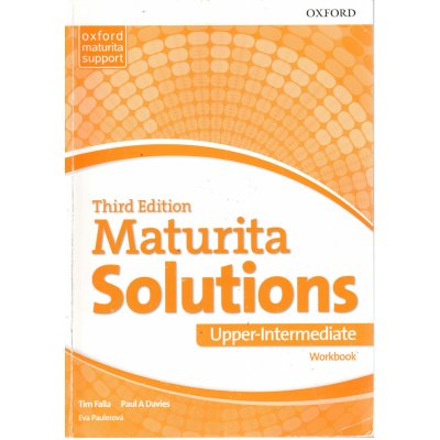 Maturita Solutions 3rd Edition Upper-Intermediate Workbook - Tim Falla – Zbozi.Blesk.cz