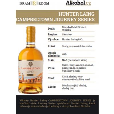 Hunter Laing Campbeltown Journey Series 46% 0,04 l (holá láhev) – Hledejceny.cz