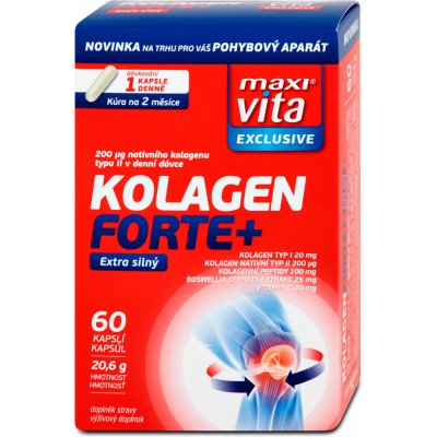 Maxivita Exclusive Kolagen Forte 60 kapslí – Hledejceny.cz