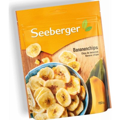 Seeberger Banánové chipsy 150 g – Zboží Mobilmania
