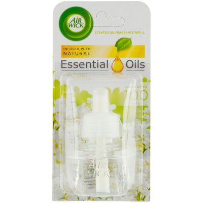 Air Wick Essential Oils Tekutá náplň do elektrického přístroje bílé květy 19 ml – Zboží Mobilmania