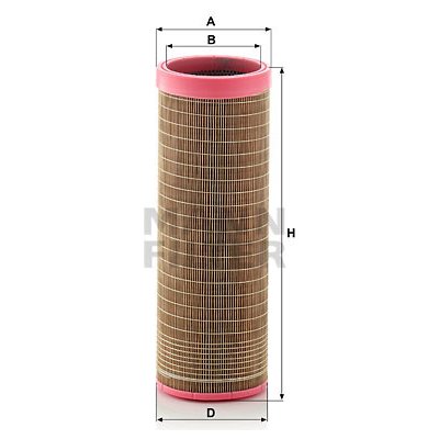 Filtr - sekundární vzduch MANN-FILTER CF 18 190/2 – Hledejceny.cz