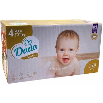 Dada plenky Extra Care 4 Box- 7-18 Kg 100 Ks od 380 Kč - Heureka.cz