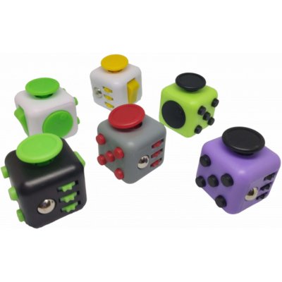 Mizoo Fidget Cube antistresová kostka bílorůžový – Zboží Dáma