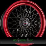 Borbet B 7x17 4x100 ET30 black rim red – Sleviste.cz