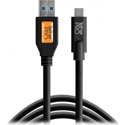 Tether Tools CUC3215-BLK USB 3.0 na USB-C, 4,6m, černý – Zbozi.Blesk.cz